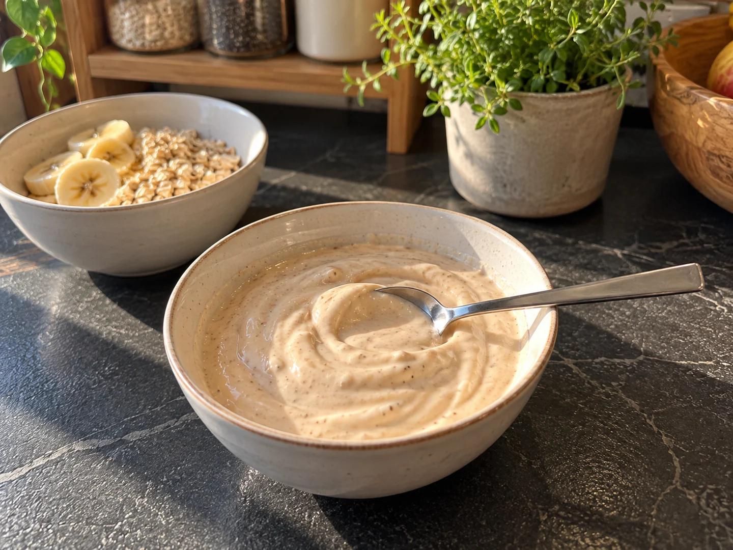 Cookie protein sosu, servise hazır.