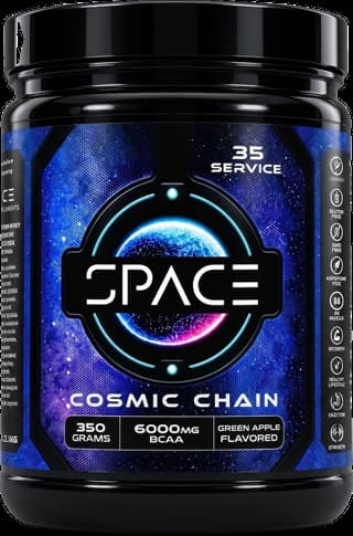 Cosmic Chain BCAA kutusu, yeşil elma aromalı, 350 g